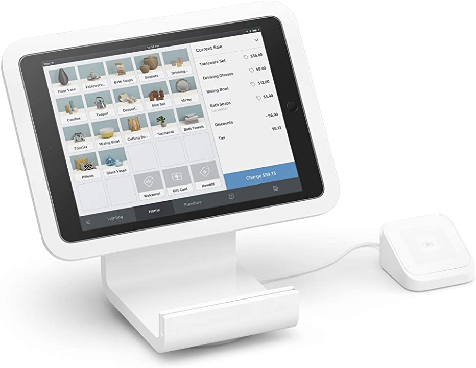 Square Stand for iPad Air 2 and square dock and retailer reader